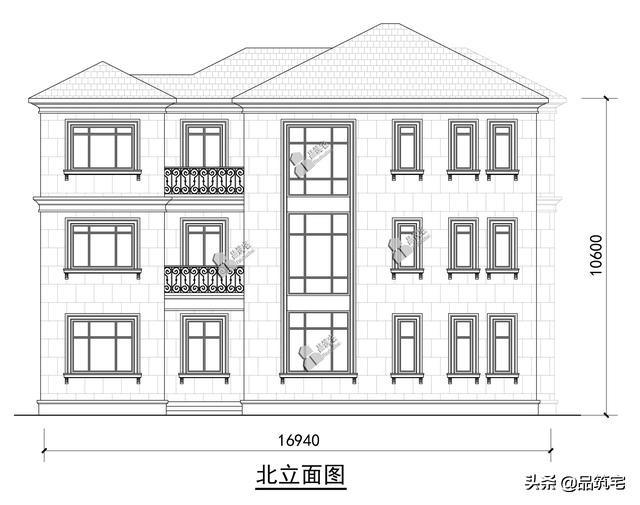 三層法式別墅設(shè)計圖，層次感豐富，法式細(xì)節(jié)細(xì)致到位，絕對的經(jīng)典