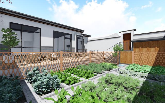 占地130平的農(nóng)村一層小別墅設(shè)計圖紙，現(xiàn)代風(fēng)格的獨棟別墅