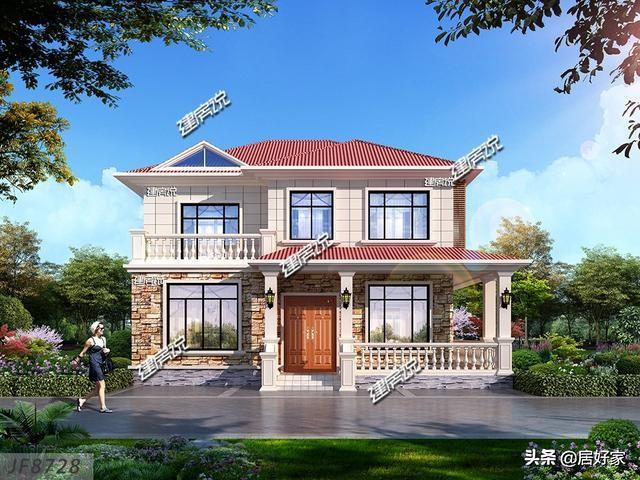 分享幾款二層別墅設(shè)計圖，選一款別墅建在老家，經(jīng)濟(jì)又實用