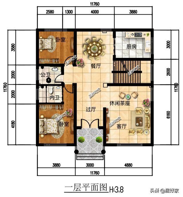 分享幾款二層別墅設(shè)計圖，選一款別墅建在老家，經(jīng)濟(jì)又實用