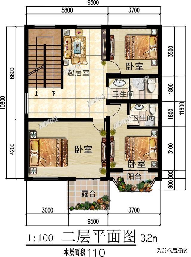 分享幾款二層別墅設(shè)計圖，選一款別墅建在老家，經(jīng)濟(jì)又實用