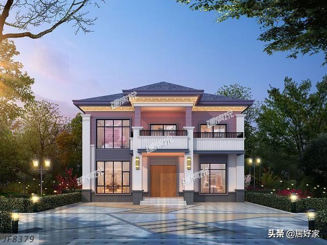 分享幾款二層別墅設(shè)計圖，選一款別墅建在老家，經(jīng)濟(jì)又實用