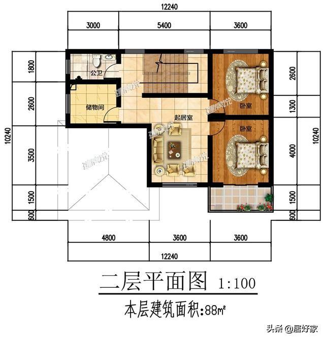 分享幾款二層別墅設(shè)計圖，選一款別墅建在老家，經(jīng)濟(jì)又實用
