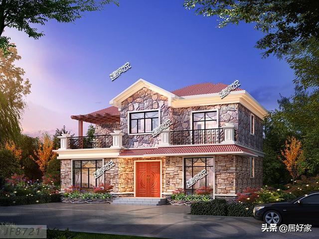 分享幾款二層別墅設(shè)計圖，選一款別墅建在老家，經(jīng)濟(jì)又實用