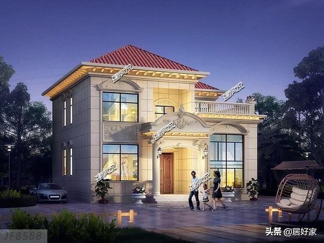 分享幾款二層別墅設(shè)計圖，選一款別墅建在老家，經(jīng)濟(jì)又實用