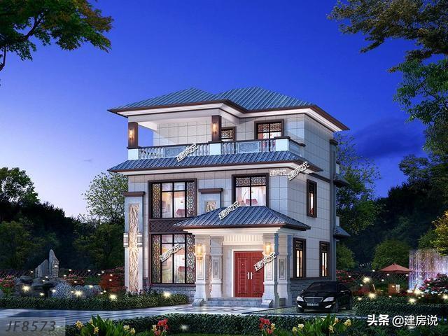 占地100平方米左右的4款自建別墅設計圖，快來看看哪套更適合自己