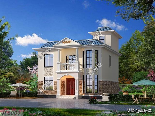 占地100平方米左右的4款自建別墅設計圖，快來看看哪套更適合自己