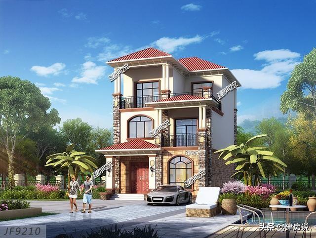 占地100平方米左右的4款自建別墅設計圖，快來看看哪套更適合自己