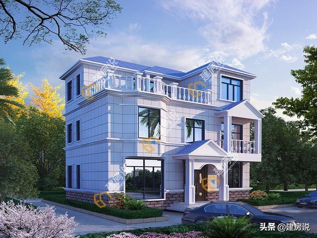 30萬三層別墅設計圖，在農(nóng)村建房的話，建三層最實用