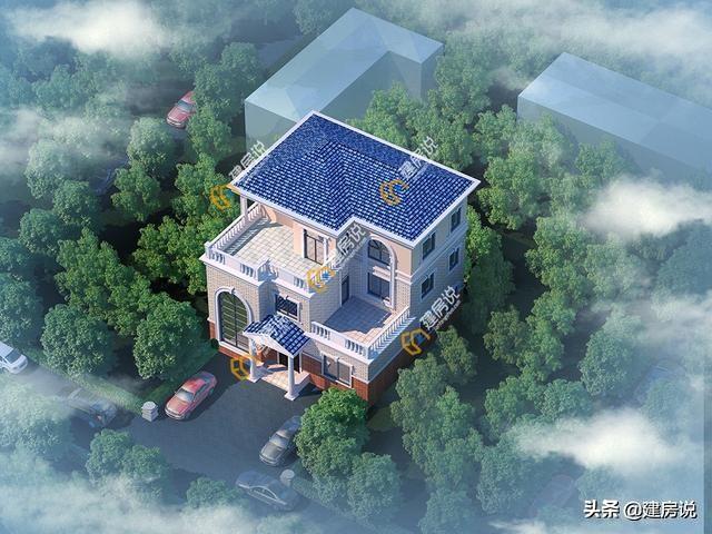 30萬三層別墅設計圖，在農(nóng)村建房的話，建三層最實用