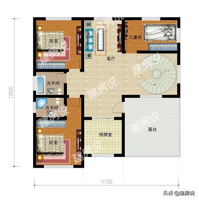 30萬三層別墅設計圖，在農(nóng)村建房的話，建三層最實用