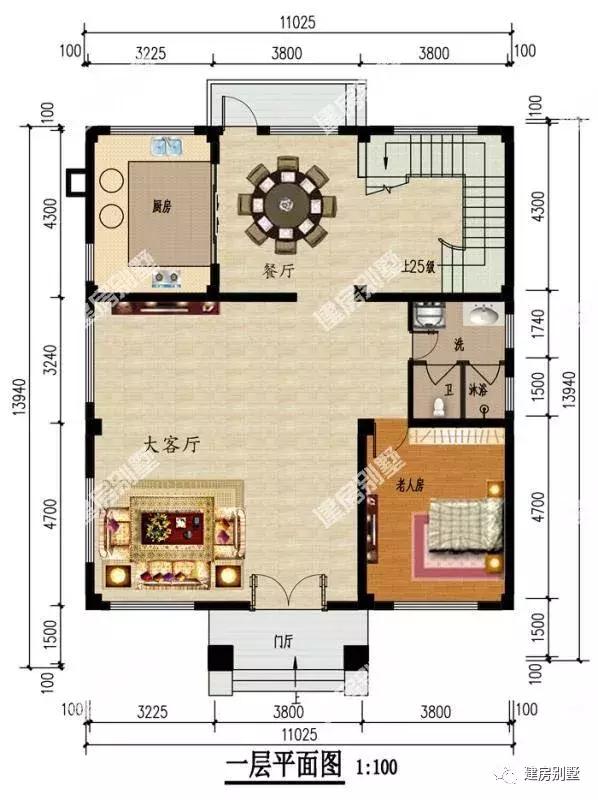 2棟歐式風(fēng)格的農(nóng)村自建房設(shè)計圖，這兩棟別墅不僅僅擁有一個漂亮的外觀，布局也是真的不錯