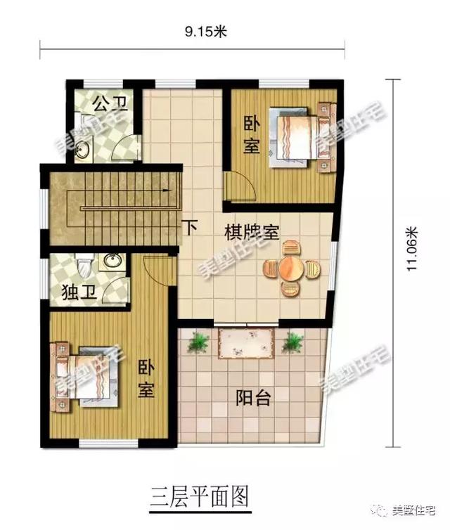 5套符合宅基地審批的農(nóng)村別墅設(shè)計圖，占地不超120平方米，看中哪套即可立即開工