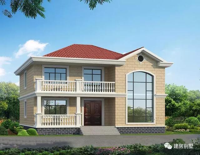 3棟經(jīng)濟適用的兩層自建房設計圖，在老家20多萬就能建棟漂亮小別墅