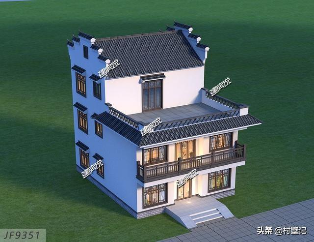 3款中式別墅設(shè)計(jì)圖任你選，經(jīng)典雅致，書香氣息