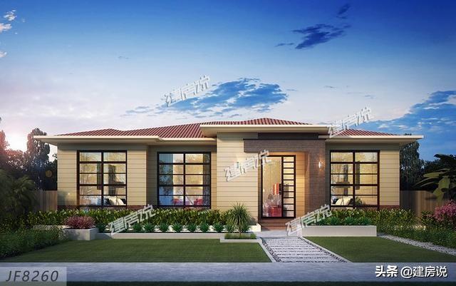 精選5款一層別墅設(shè)計(jì)圖，買房不如蓋別墅！美到爆！看完趕緊把圖紙收藏了