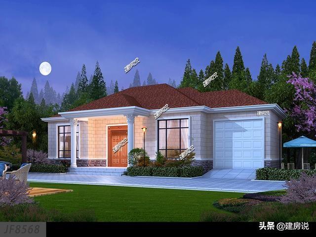 精選5款一層別墅設(shè)計(jì)圖，買房不如蓋別墅！美到爆！看完趕緊把圖紙收藏了