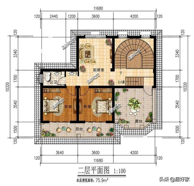 5款別墅設(shè)計(jì)圖紙，房子建得這么漂亮，再也不用怕娶不到媳婦了！