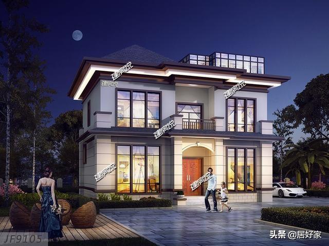 5款別墅設(shè)計(jì)圖紙，房子建得這么漂亮，再也不用怕娶不到媳婦了！