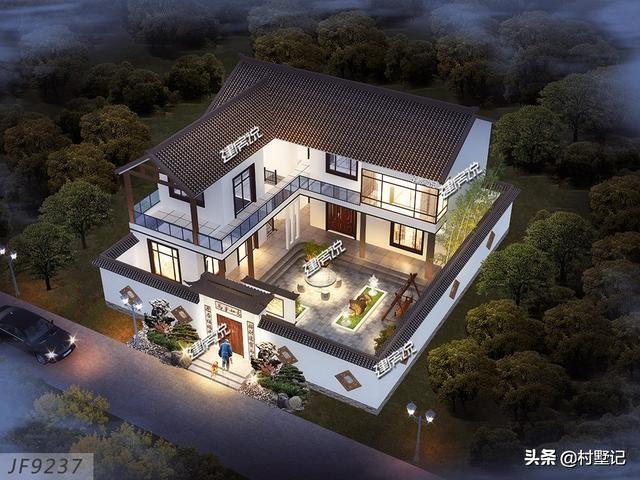 3套中式別墅設(shè)計(jì)圖，經(jīng)典雅致，書(shū)香氣息！在農(nóng)村老家有宅基地的有福了