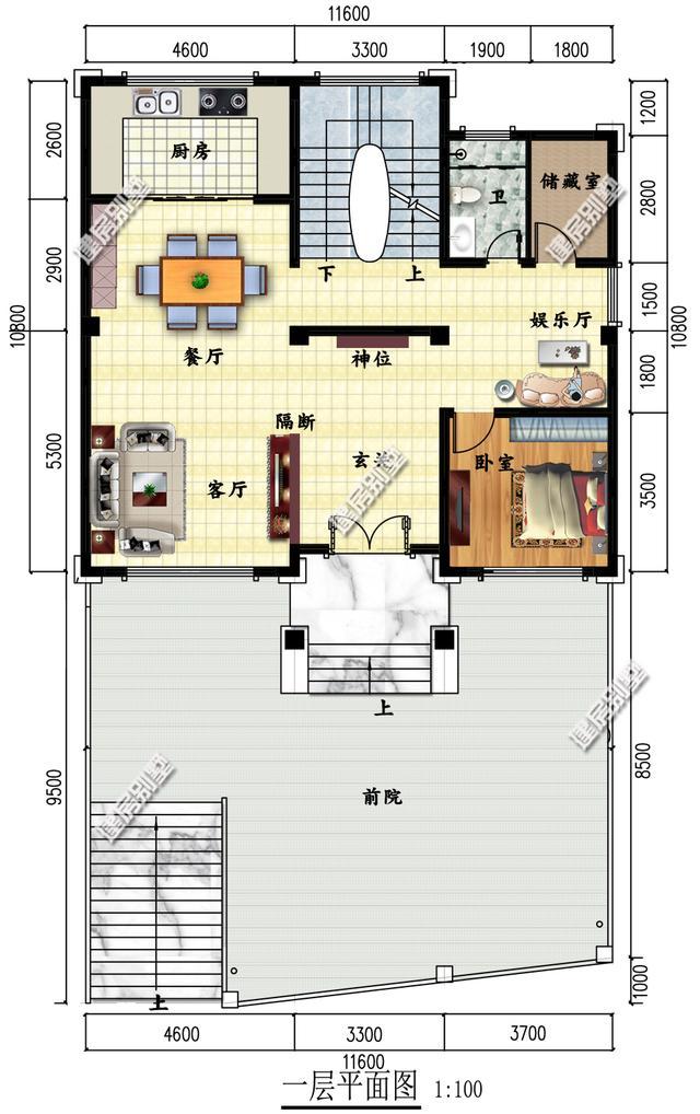 帶地下室三層別墅設(shè)計圖，量身的別墅定制設(shè)計，達(dá)到最好的效果