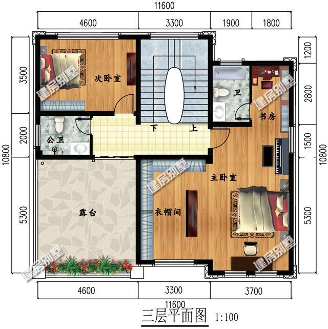 帶地下室三層別墅設(shè)計圖，量身的別墅定制設(shè)計，達(dá)到最好的效果
