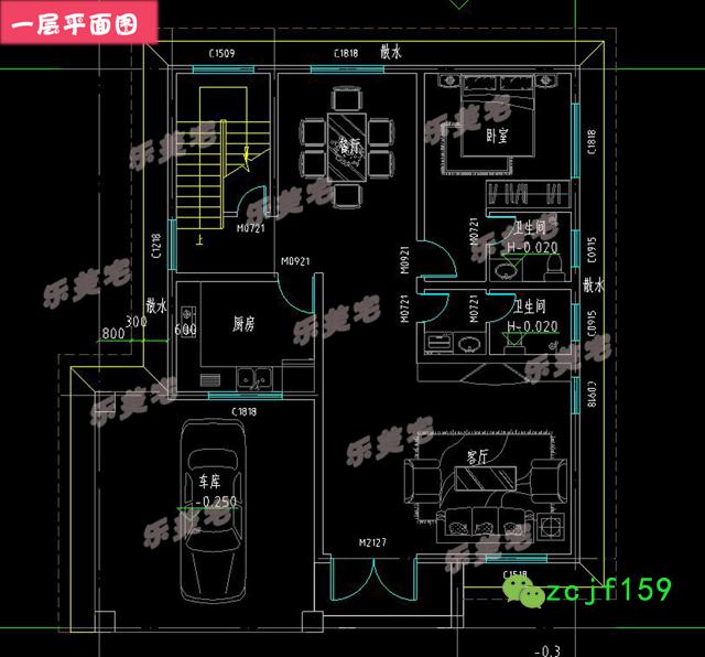 分享幾款帶車庫設(shè)計(jì)的二層別墅設(shè)計(jì)圖紙，適不適合你家的宅基地呢？