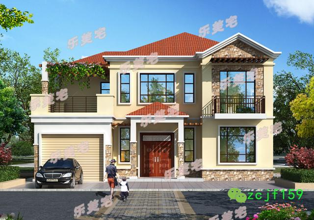 分享幾款帶車庫設(shè)計(jì)的二層別墅設(shè)計(jì)圖紙，適不適合你家的宅基地呢？