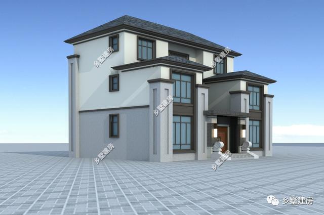 帶大家來(lái)看一款新中式別墅設(shè)計(jì)圖，回鄉(xiāng)建一棟，既有品位又有面子