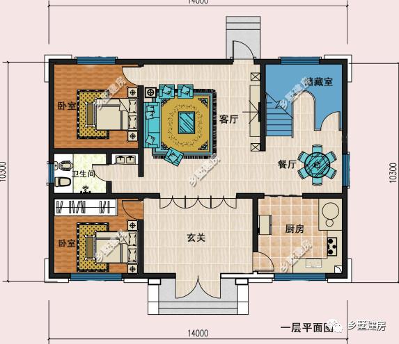 帶大家來(lái)看一款新中式別墅設(shè)計(jì)圖，回鄉(xiāng)建一棟，既有品位又有面子