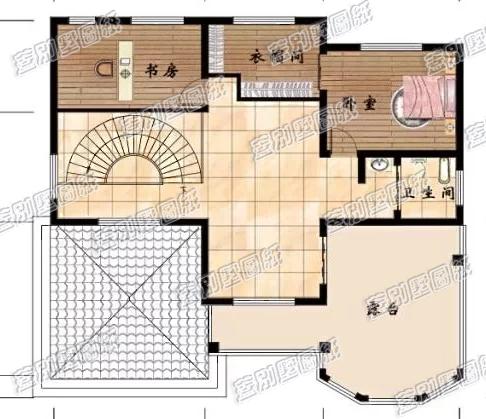 這款三層別墅設(shè)計頗具特色，多面體結(jié)構(gòu)設(shè)計帶有多各窗戶，外觀漂亮