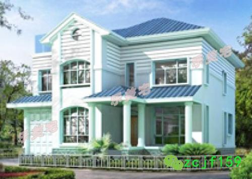 二層農(nóng)村自建房設(shè)計(jì)效果圖施工方案，滿足業(yè)主住房需要