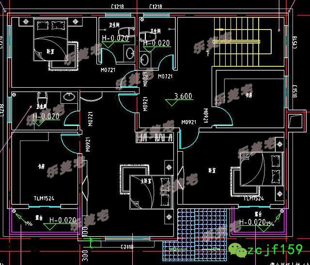 二層農(nóng)村自建房設(shè)計(jì)效果圖施工方案，滿足業(yè)主住房需要