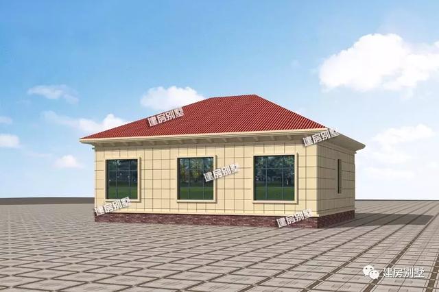 一層別墅設(shè)計(jì)圖，不僅漂亮，建起來(lái)才十多萬(wàn)