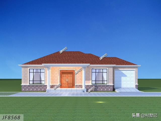 6款一層別墅設(shè)計圖推薦給你，造價才十幾萬，別再說你住不起別墅了