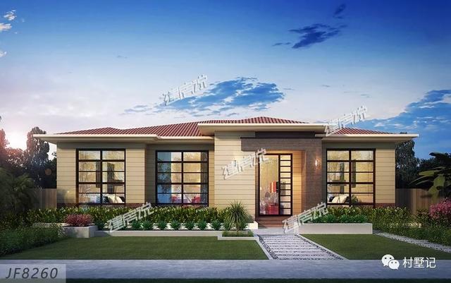 10款一層別墅設(shè)計(jì)圖，最低只要16萬(wàn)，造價(jià)實(shí)惠，是真正值得建的好房子