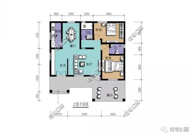 6套一層小別墅設(shè)計(jì)圖，建成10來(lái)萬(wàn)，想蓋房的朋友可以參考