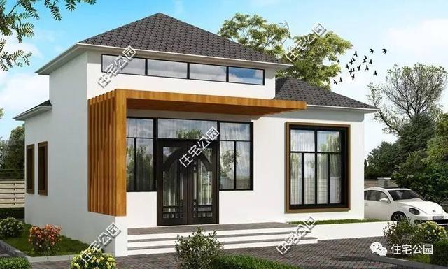 6套一層小別墅設(shè)計(jì)圖，建成10來(lái)萬(wàn)，想蓋房的朋友可以參考