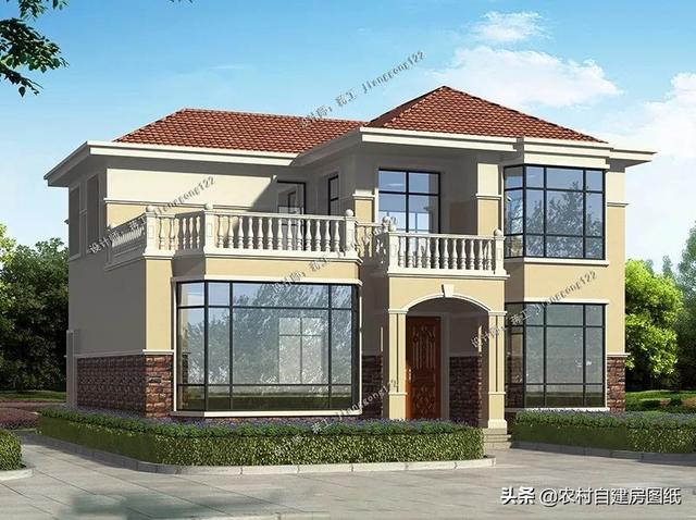 14款農(nóng)村別墅設(shè)計(jì)圖，二層三層都有，造價(jià)有便宜的，有貴的，需要建房的可以參考使用。