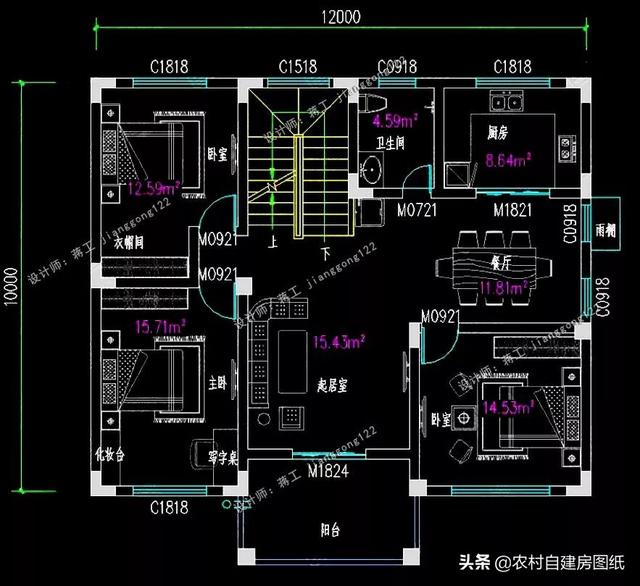 14款農(nóng)村別墅設(shè)計(jì)圖，二層三層都有，造價(jià)有便宜的，有貴的，需要建房的可以參考使用。