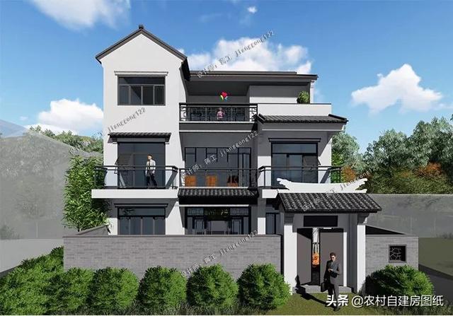 14款農(nóng)村別墅設(shè)計(jì)圖，二層三層都有，造價(jià)有便宜的，有貴的，需要建房的可以參考使用。