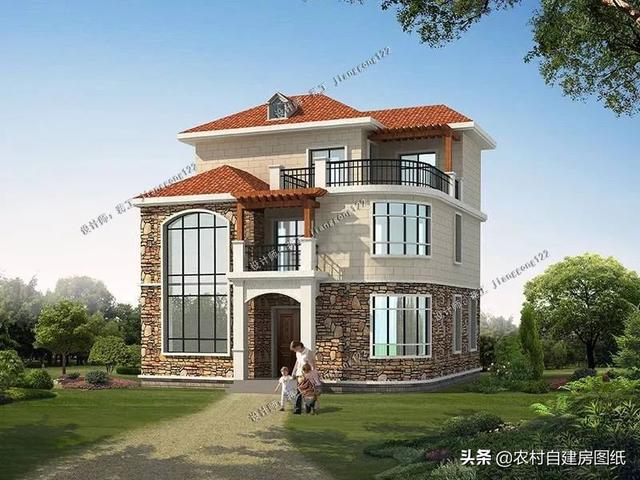 14款農(nóng)村別墅設(shè)計(jì)圖，二層三層都有，造價(jià)有便宜的，有貴的，需要建房的可以參考使用。