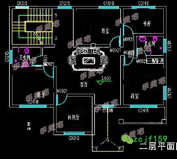 帶車(chē)庫(kù)鄉(xiāng)村二層別墅設(shè)計(jì)圖片，好看又簡(jiǎn)單，舒適性好
