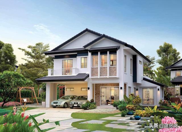 這10款漂亮現(xiàn)代風(fēng)別墅設(shè)計圖，建一棟，絕對在村里最拉風(fēng)，美到爆！