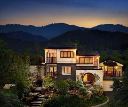 9棟新中式別墅設(shè)計(jì)圖，新中式原來(lái)這么美，怪不得那么多人建，心動(dòng)了！