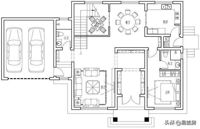 占地130平方米二層歐式自建別墅設(shè)計(jì)圖，在村里建一棟，人人見(jiàn)了都夸好！
