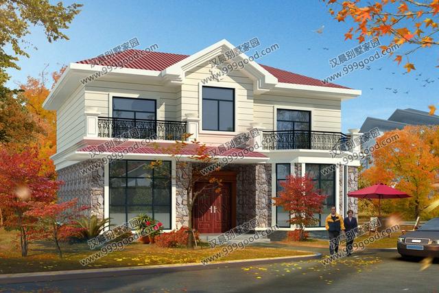 這8棟農(nóng)村二層別墅設(shè)計(jì)圖，絲毫不會(huì)浪費(fèi)宅基地