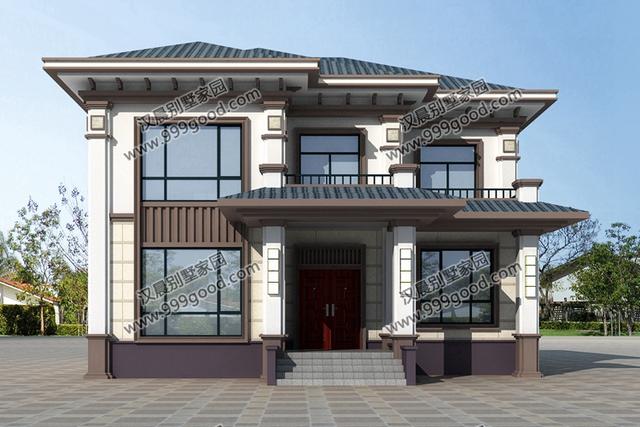 這8棟農(nóng)村二層別墅設(shè)計(jì)圖，絲毫不會(huì)浪費(fèi)宅基地