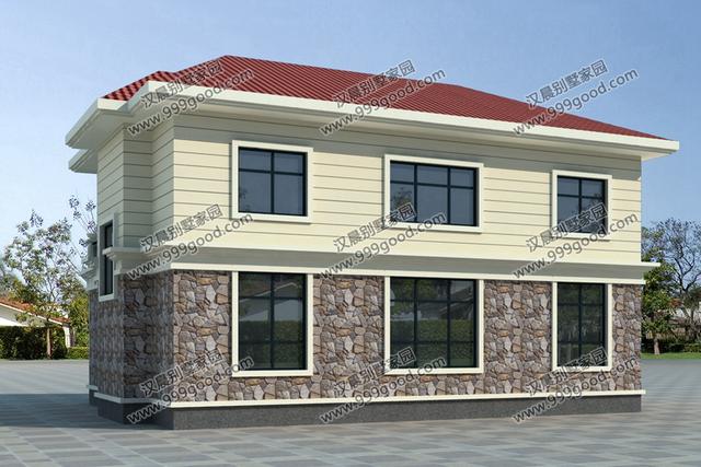 這8棟農(nóng)村二層別墅設(shè)計(jì)圖，絲毫不會(huì)浪費(fèi)宅基地