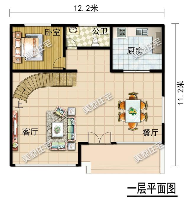 這款二層別墅設(shè)計圖，時尚大氣，絕對不比城里房差，值得你收藏！
